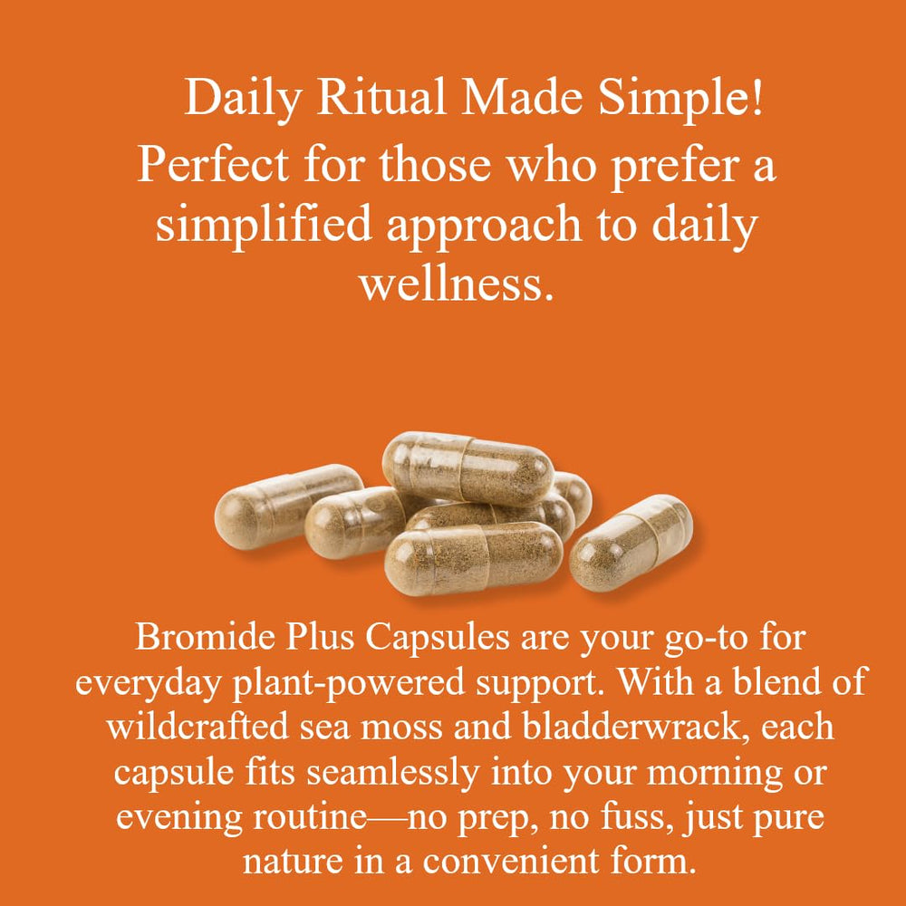 Ingredients include Irish Sea Moss and Bladderwrack from sea sources.