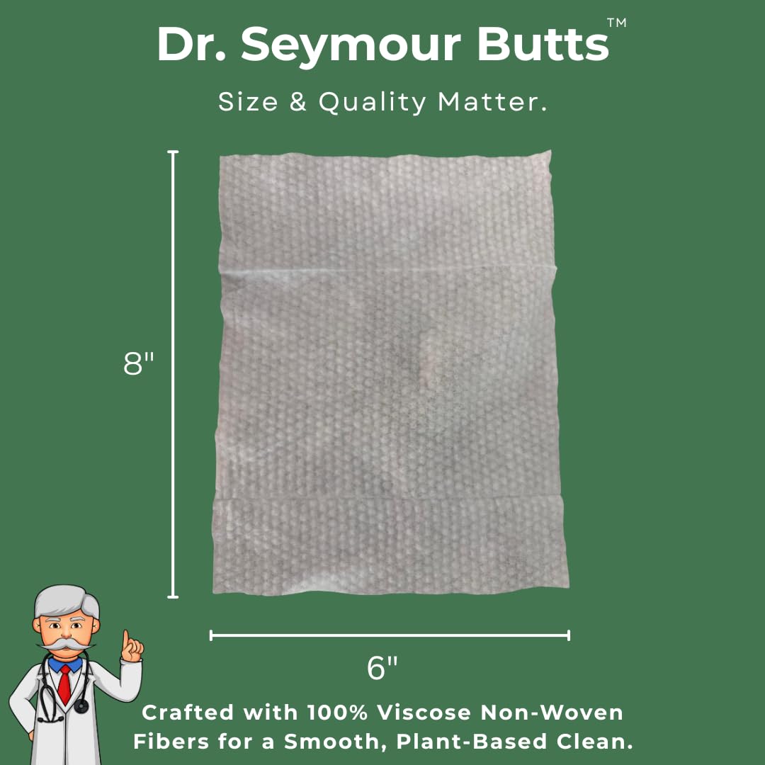 Dr. Seymour Butts Hemorrhoid Wipes packaging with clear branding for quick use