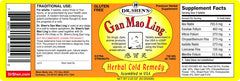 DR. SHEN'S Gan Mao Ling packaging box signals ready-to-use Wind invasion support