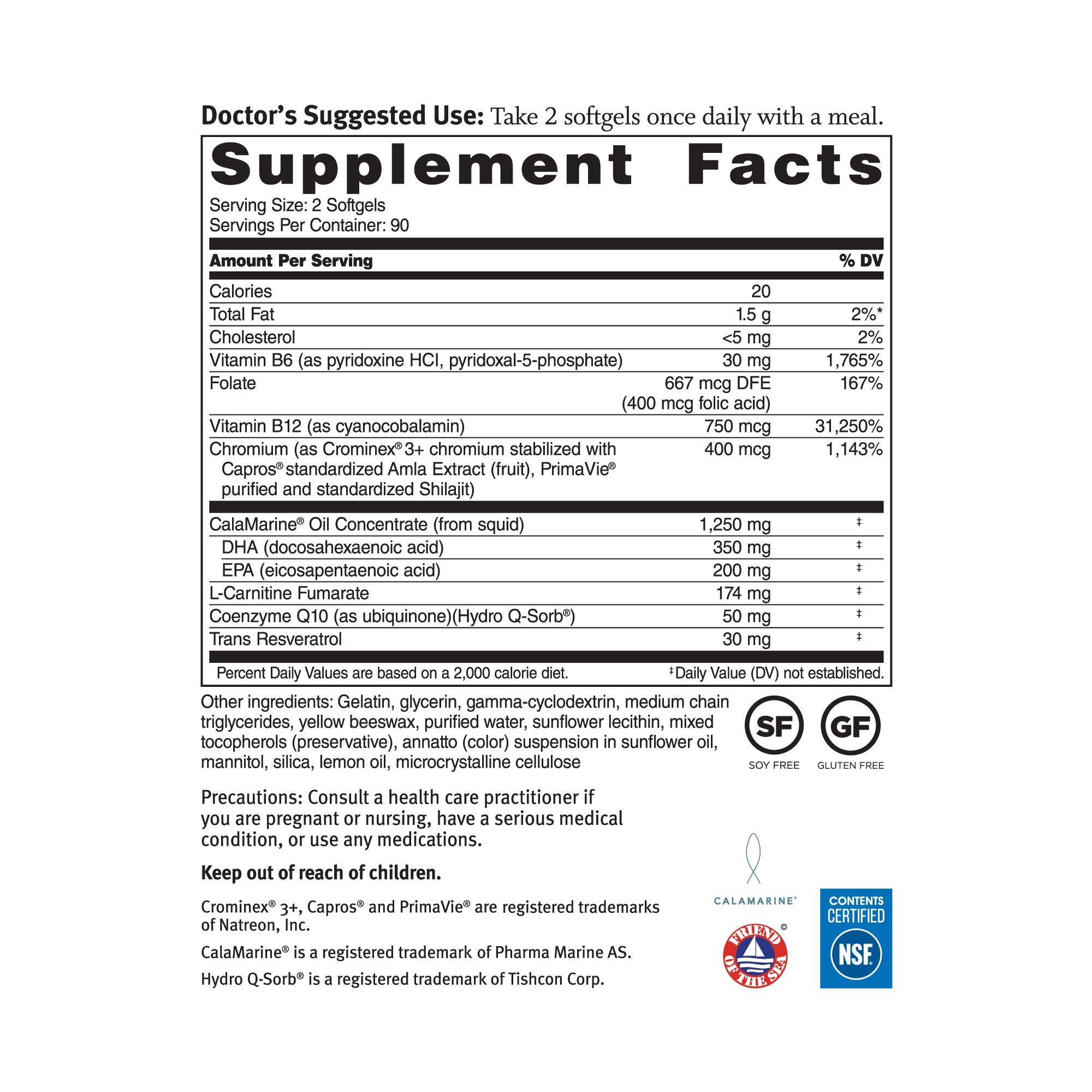 Close-up of softgels showing easy-to-swallow capsules for daily Omega-3 and CoQ10 intake.