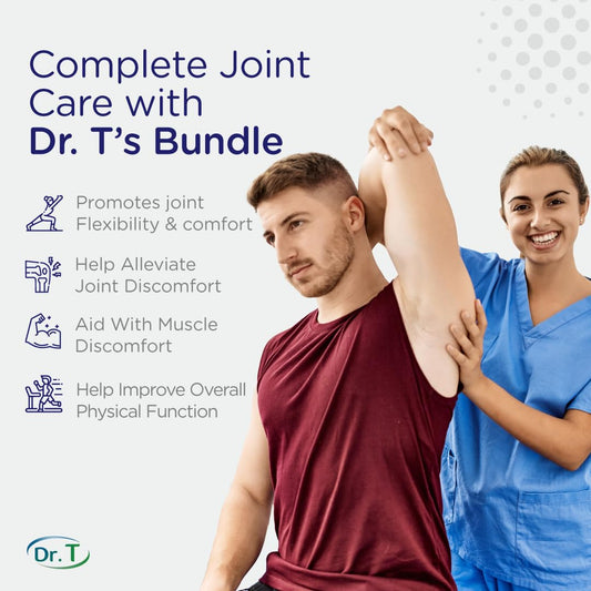 Dr. T Joint Cream texture shown for easy massage after workouts.