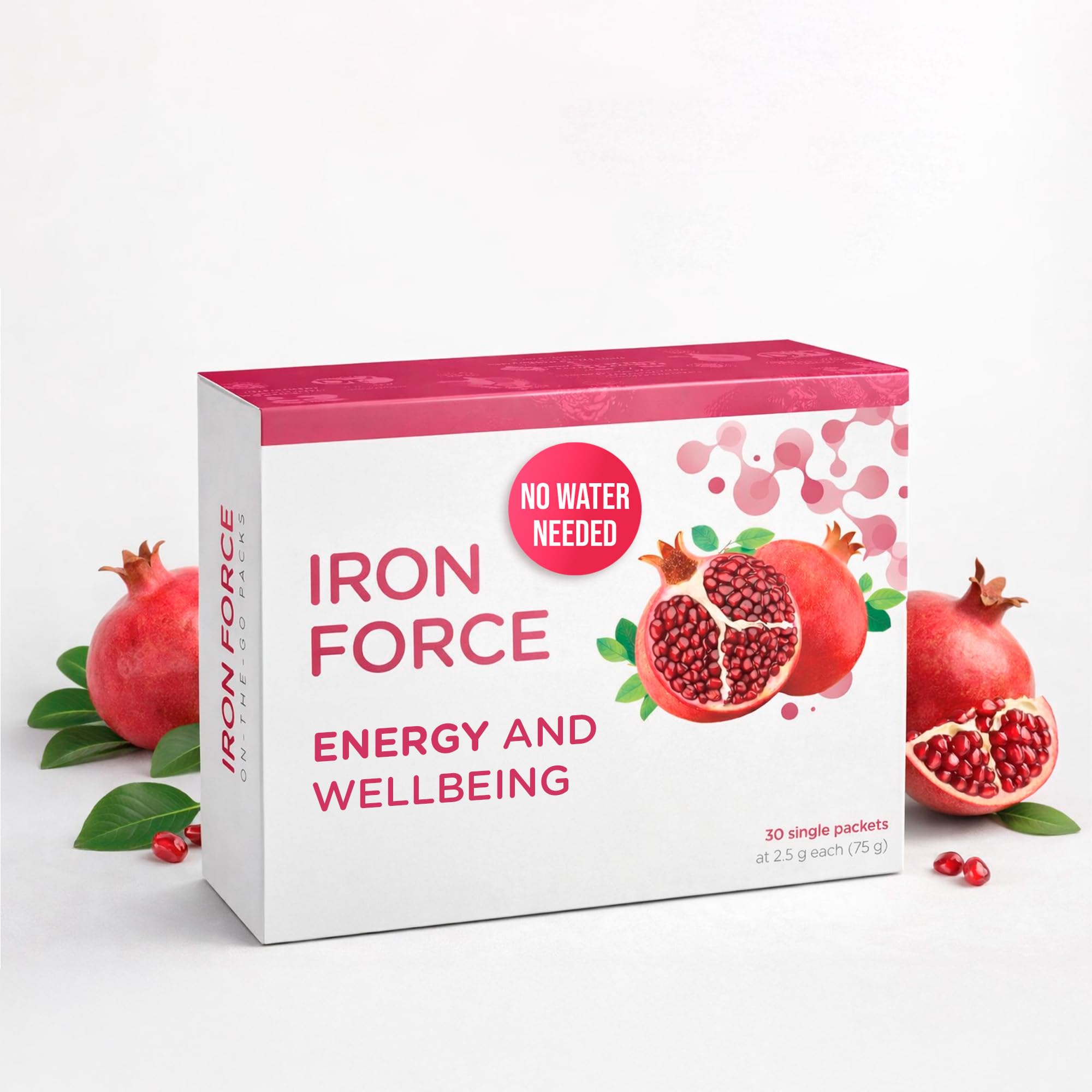 Dr. T Iron Force front view packaging for quick daily support