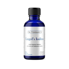 Dr. Tennant's liquid Lugol's iodine drops bottle for thyroid support