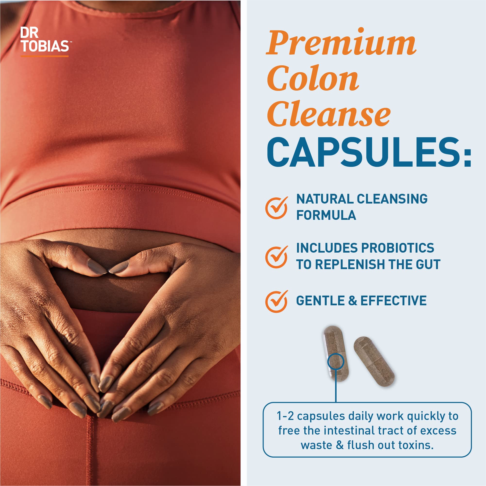 Three Dr. Tobias Colon Cleanse bottles show value for a plan.