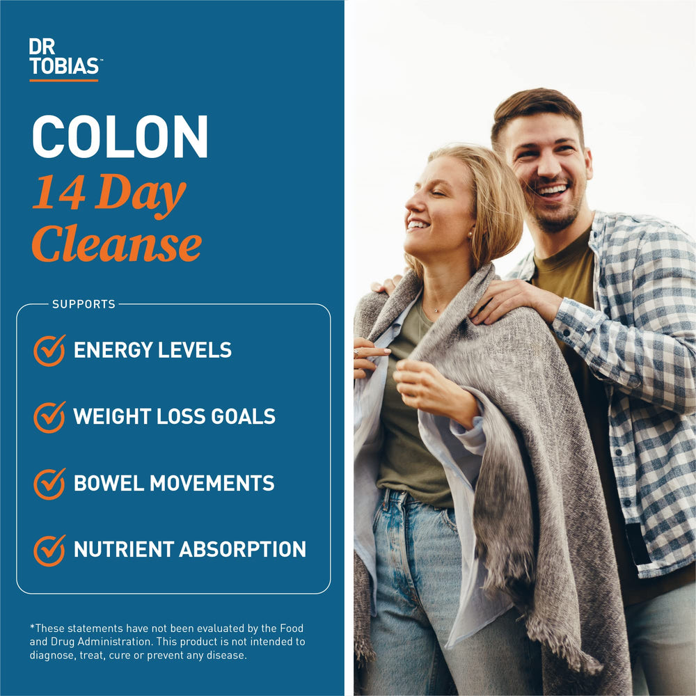 Dr. Tobias Colon Cleanse packaging set for a 4-bottle system.