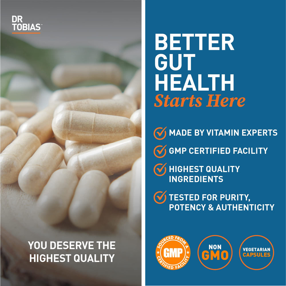 Dr. Tobias Deep Immune serving graphic suggesting daily gut support.