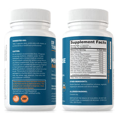 Packaging with Dr. Tobias Menopause Relief bottle ready for daily use