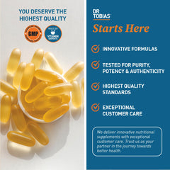 Dr. Tobias Omega-3 purification process illustration signaling toxin removal