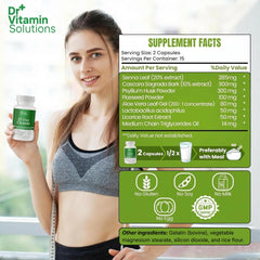 Dr Vitamin Solutions pills promote digestion and relief from bloating.