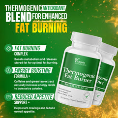 Dr Vitamin Solutions green tea extract highlighting bloating relief and energy support.