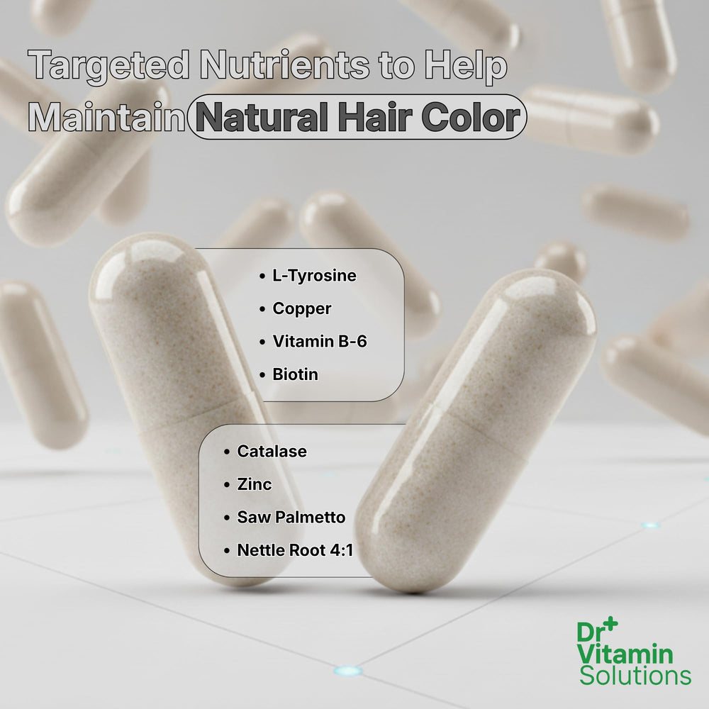 Non-GMO pharmaceutical-grade ingredients in DR VITAMIN SOLUTIONS supplement.