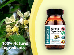 DR WAKDE's Varuna capsules with juice for convenient consumption