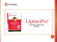 DR WELLME Lipinerve label detail with ingredients and dosage information for informed daily use