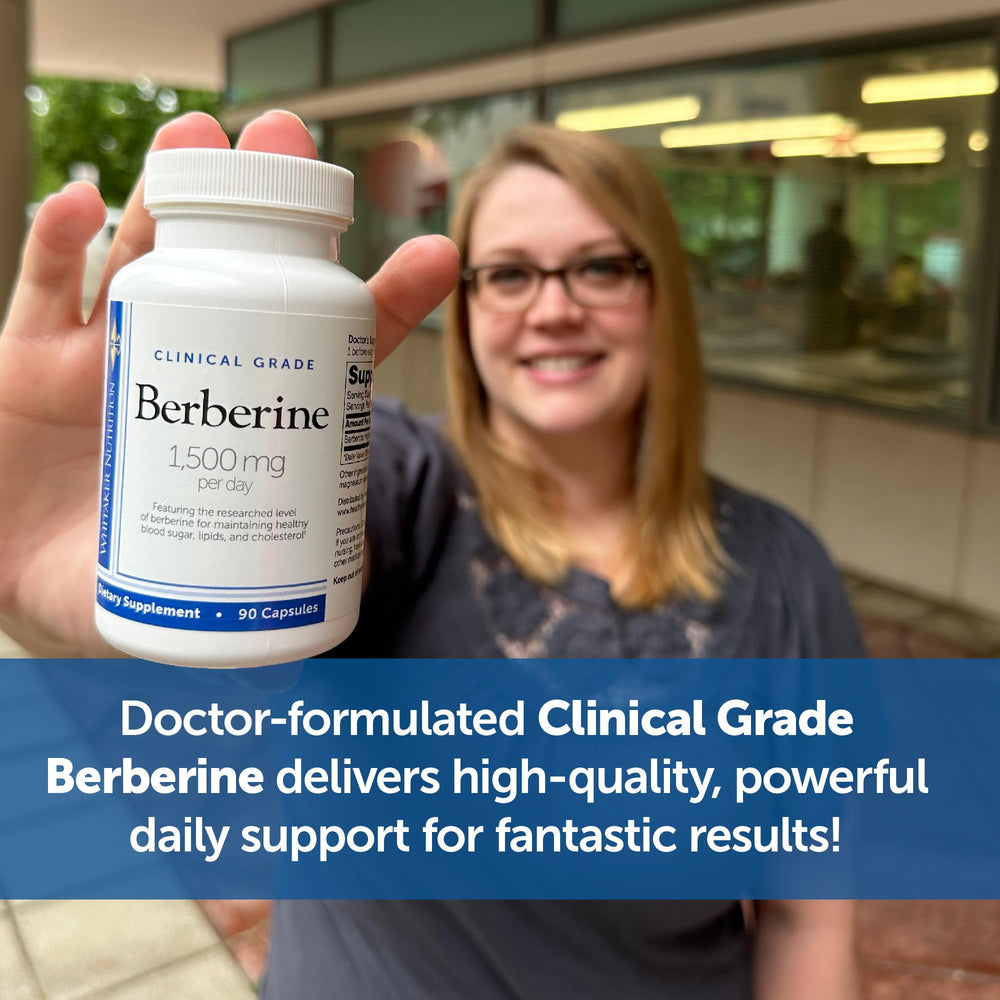 DR.WHITAKER Berberine testing certificates indicating independent verification