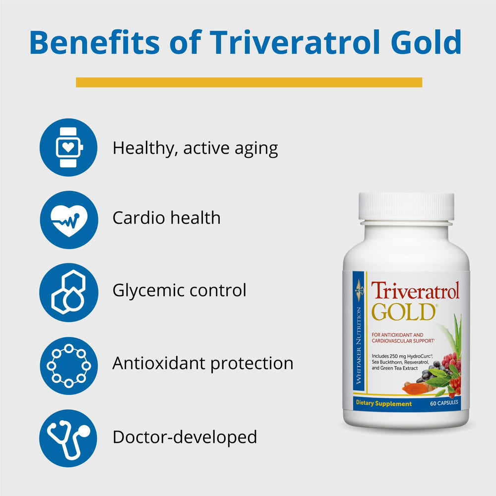 Green tea extract in Dr. Whitaker's Triveratrol Gold offers polyphenols for vitality