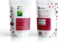 Dr. Zisman ZT Slimming Tea ingredients closeup goji berries and ginger