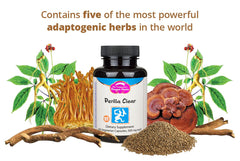 Dragon Herbs Perilla Clear Capsules ingredient blend with perilla seed oil and adaptogens