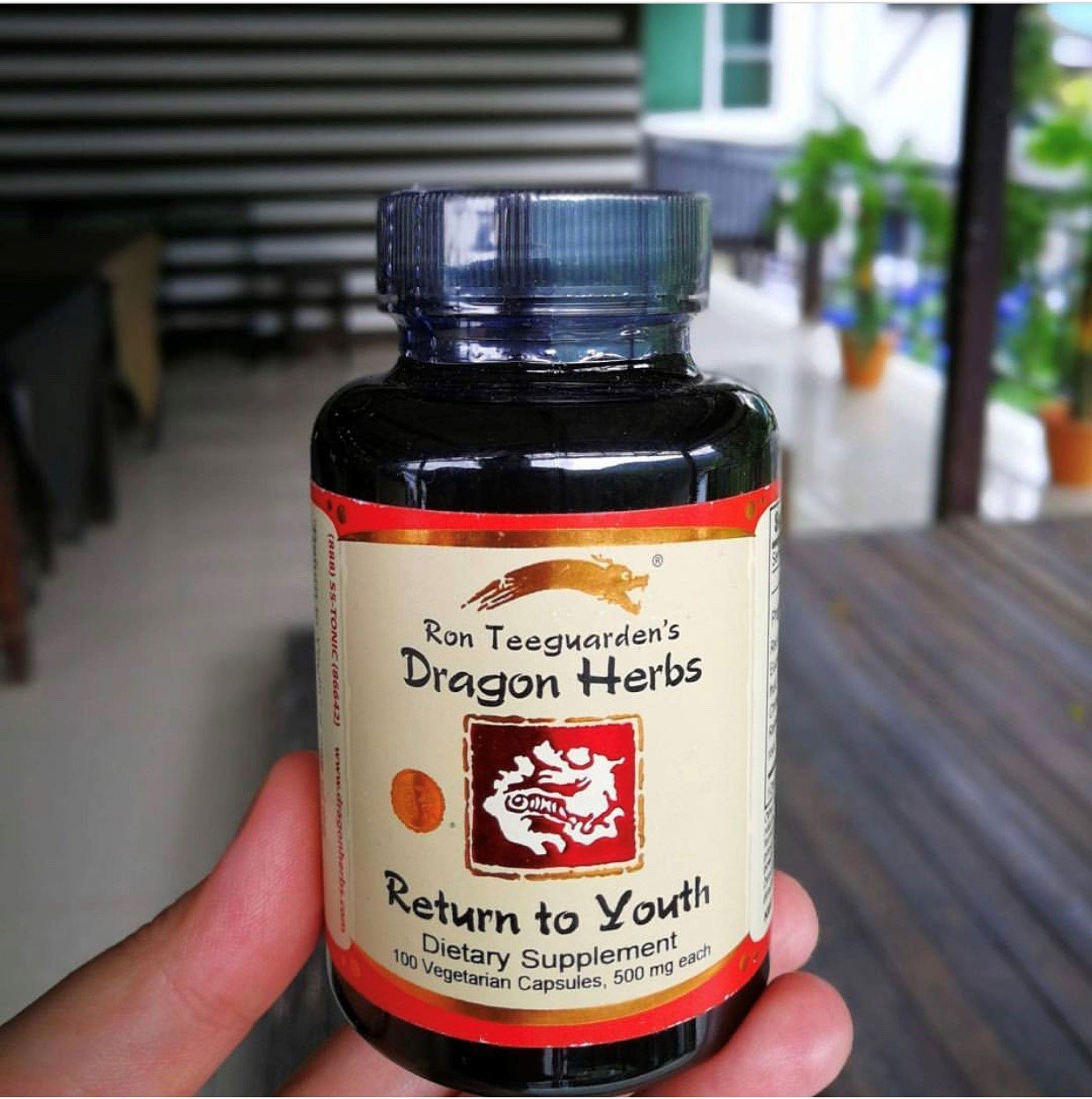 Dragon Herbs Return to Youth packaging box emphasizing quality and traditional roots.