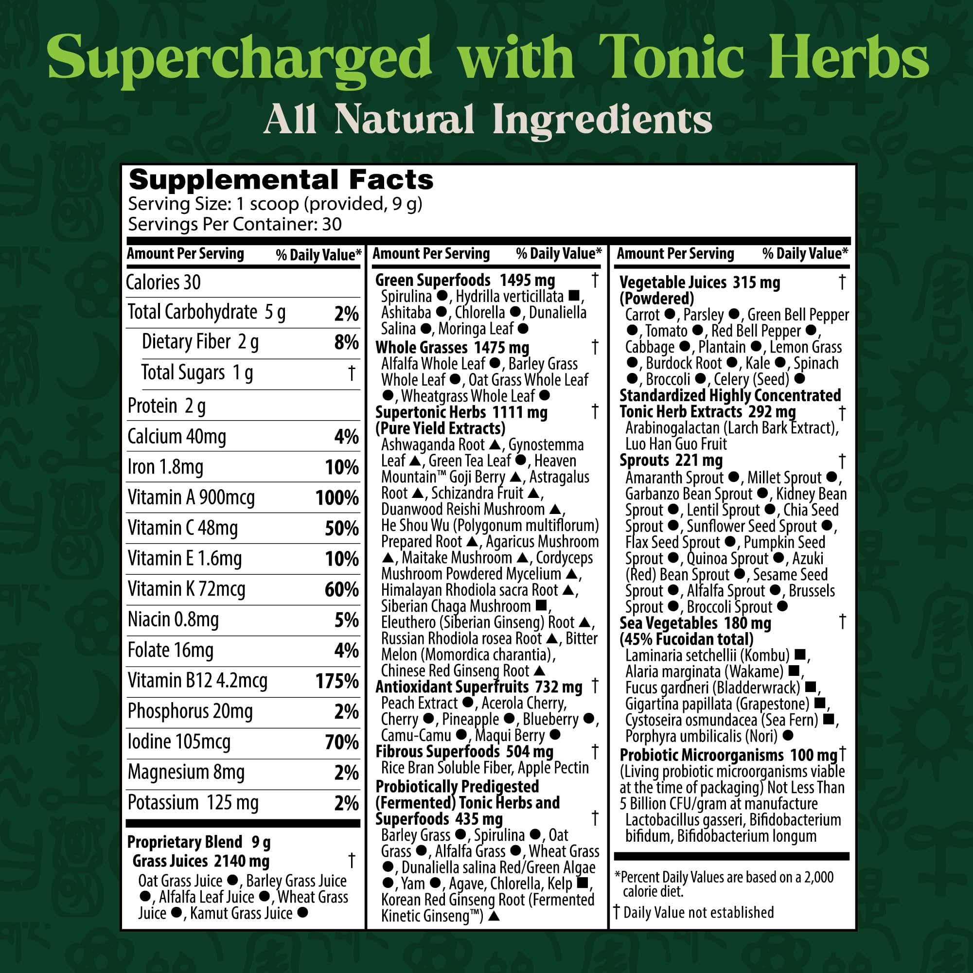 Dragon Herbs Tonic Alchemy scoop measures powder for convenient servings