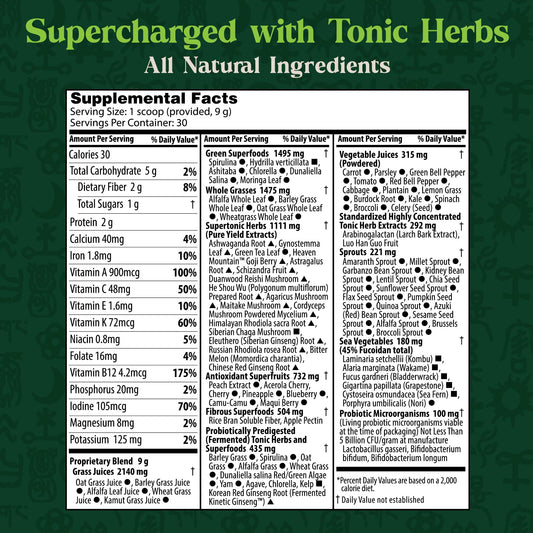Dragon Herbs Tonic Alchemy scoop measures powder for convenient servings
