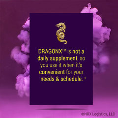 DRAGONX cap closeup highlighting secure seal and easy dosage.