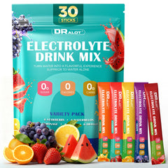Dralot Juicy Splash bottle pour shows quick hydration with a crisp citrus flavor.