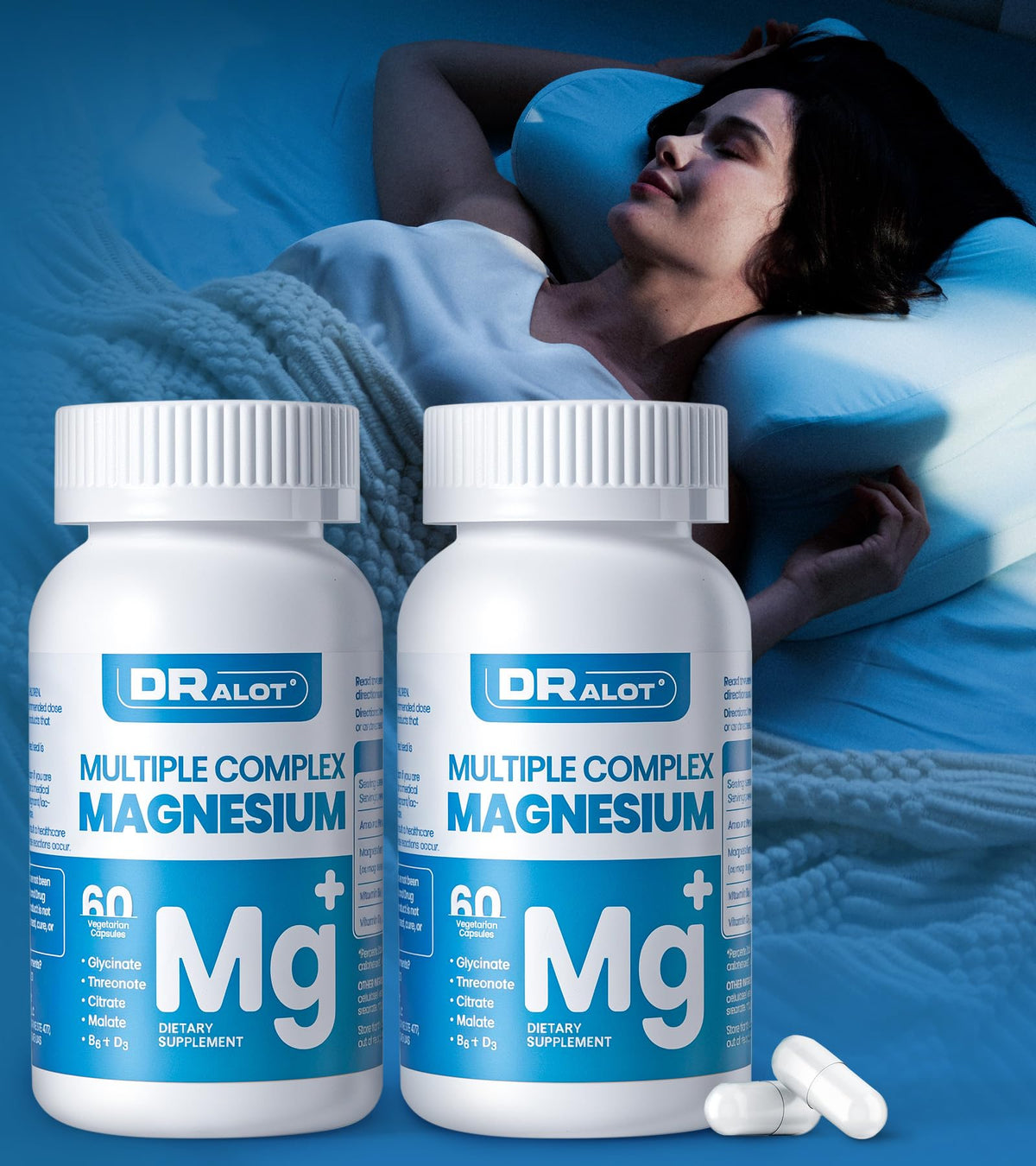 Dralot Quadruple Magnesium bottle for daily wellness.