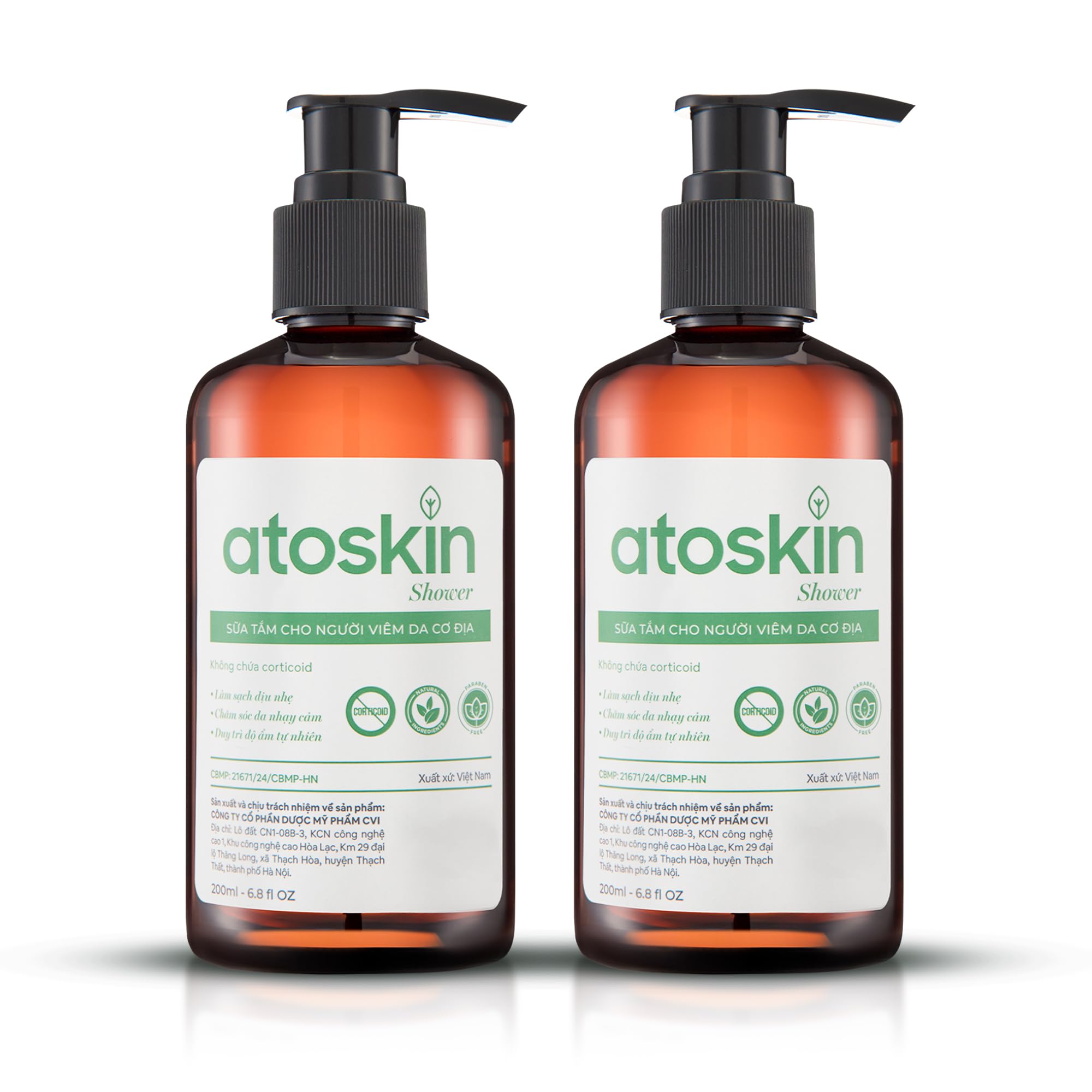 Dratoskin Atoskin shower gel suitable for family daily use.