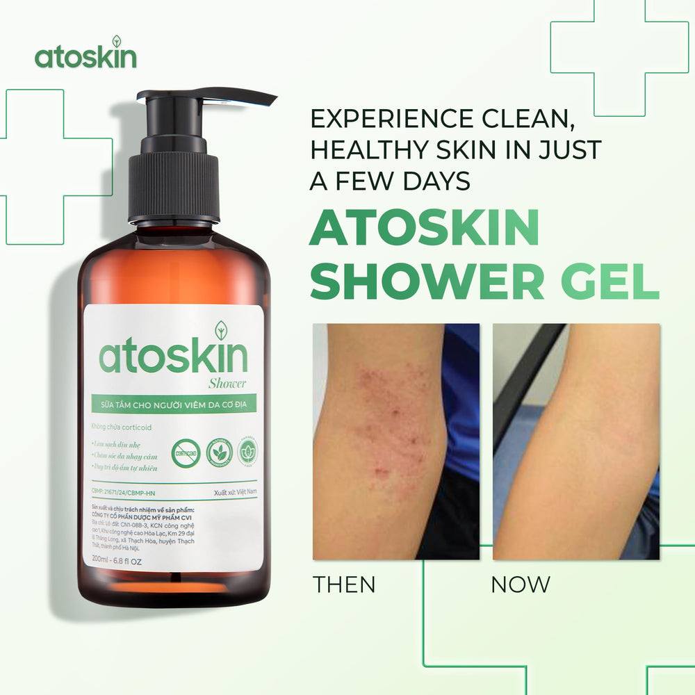 Dratoskin Atoskin non-irritating formula safe for sensitive skin.