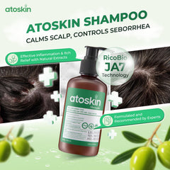 dratoskin shampoo 3pack bottles side view highlighting daily cleansing