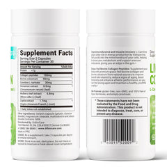DrBioCare 120-capsule packaging shows compact, mess-free daily option.