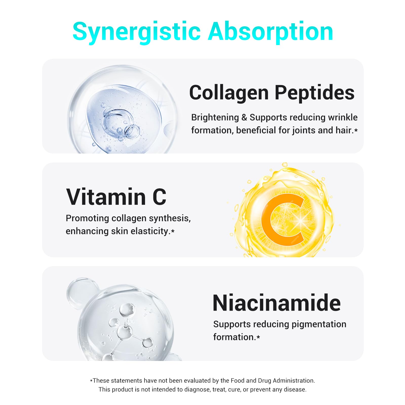 DrBioCare Collagen Peptides capsules closeup, convenient daily beauty support.
