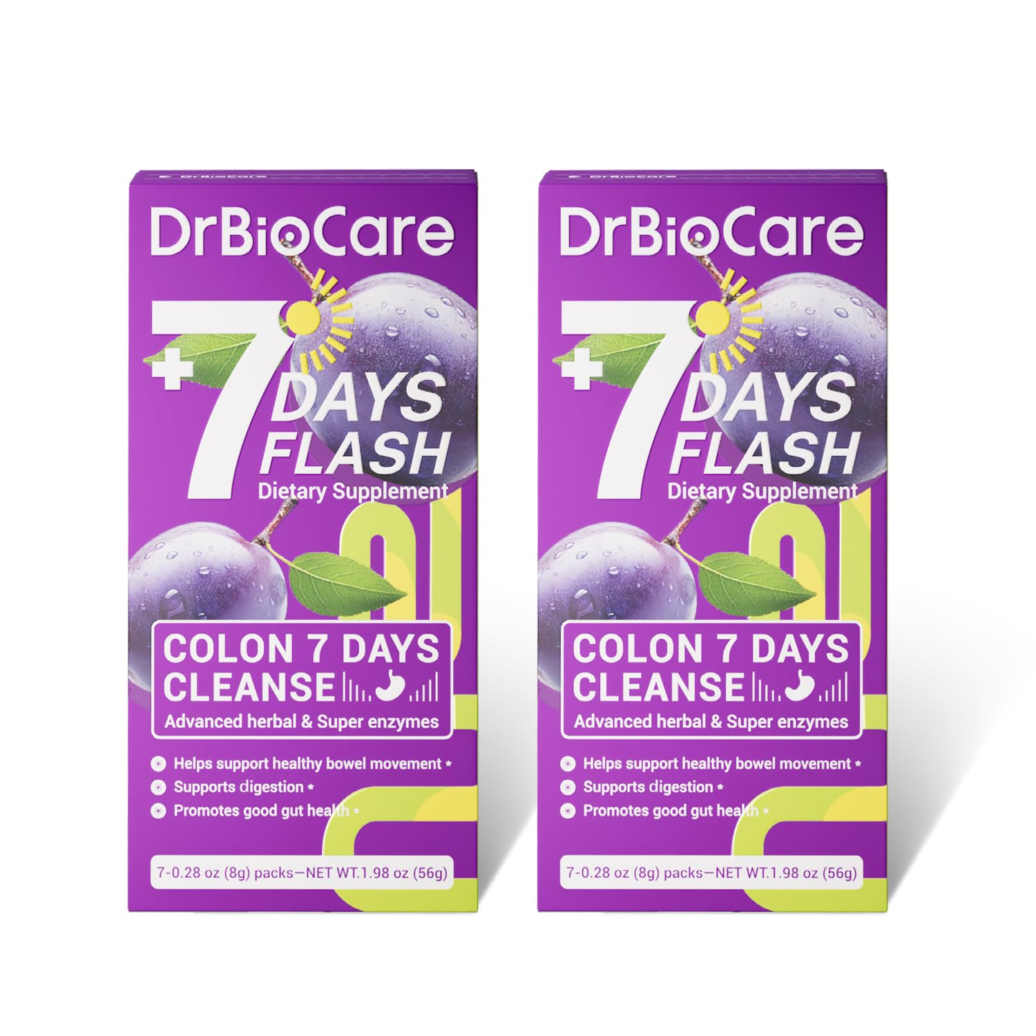DrBioCare Colon 7 Days Cleanse bottle ready for daily use supporting digestive balance