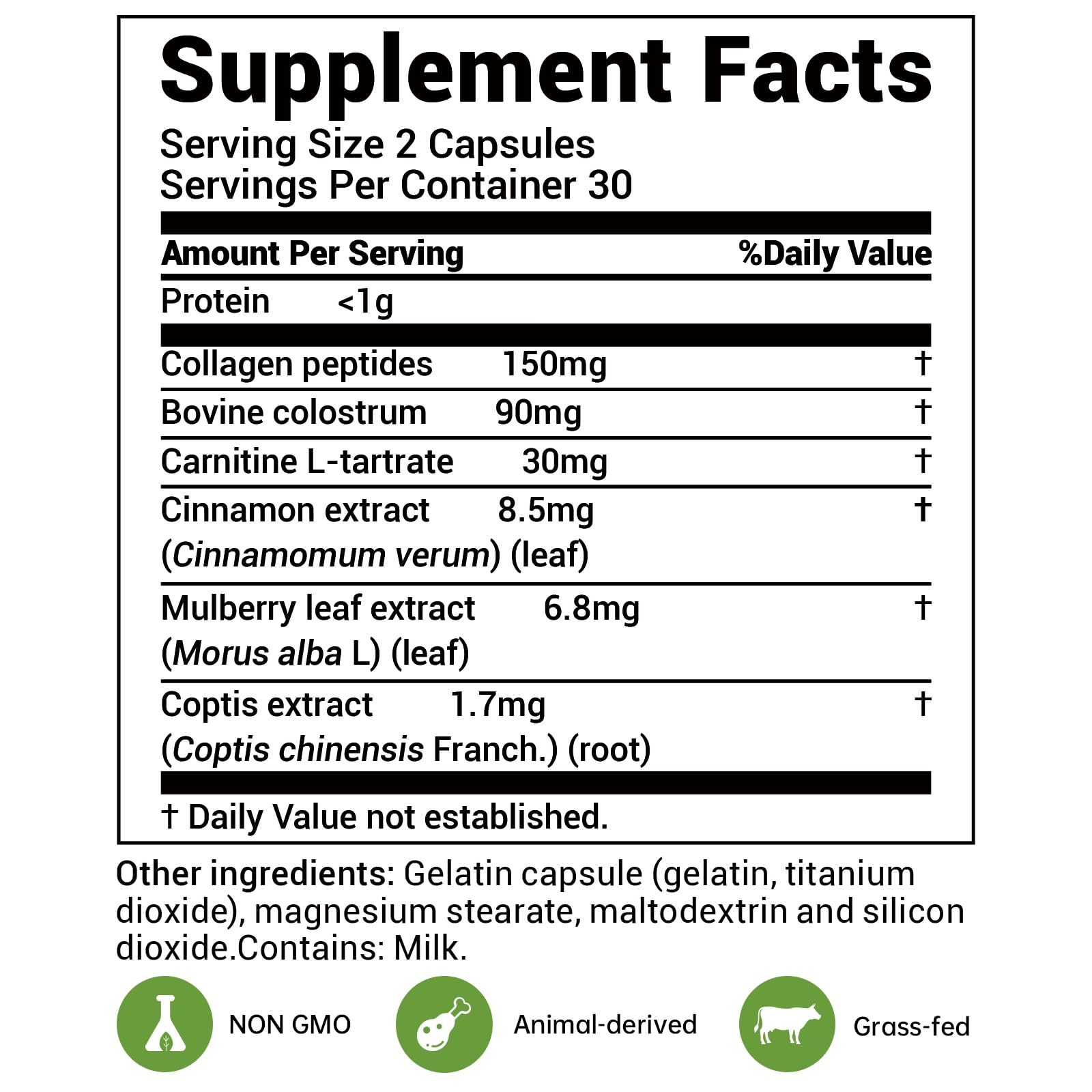 DrBioCare mulberry leaf extract bottle suggests plant-based metabolic support.