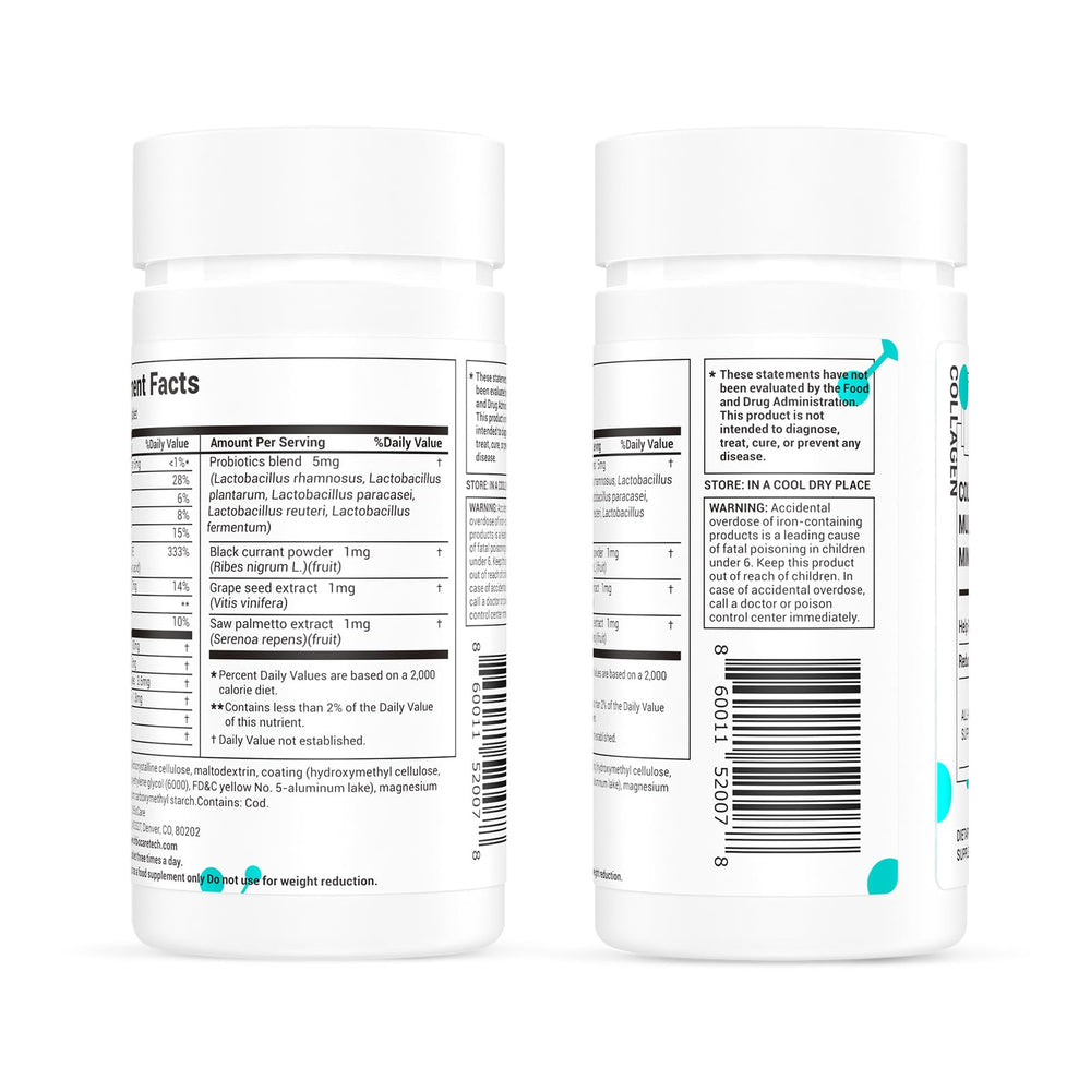 DrBioCare Supplement packaging conveying a complete daily routine