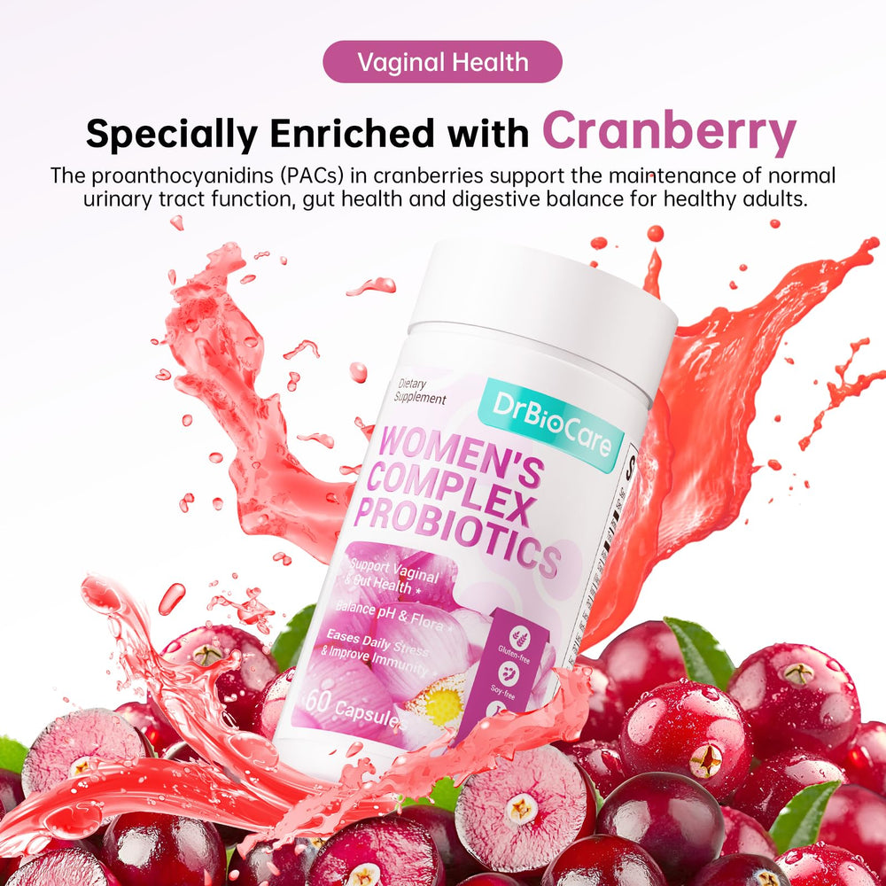 DrBioCare Women's Complex vaginal health scene suggests gentle balance for feminine care.
