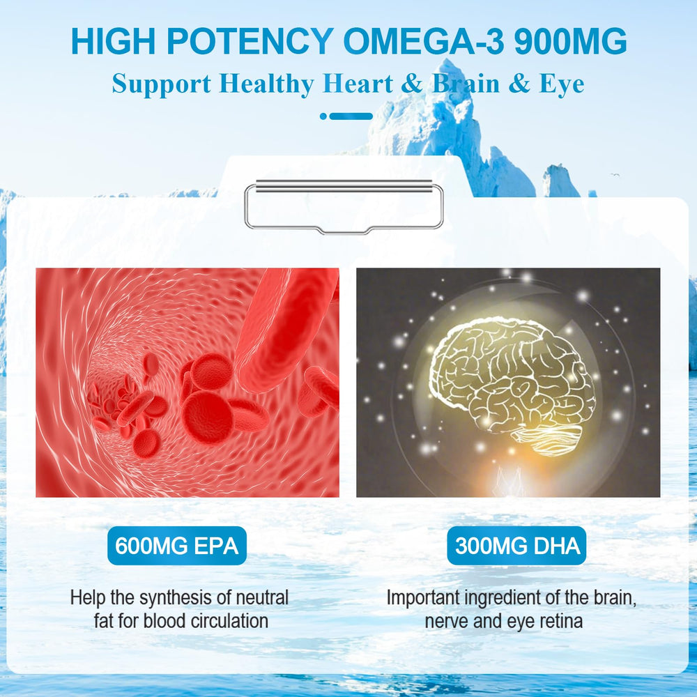 Dr.Brian Omega 3 EPA DHA softgels delivering essential fatty acids for heart health