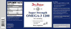 Dr.Brian Omega 3 from wild caught cod supports purity and sustainable sourcing