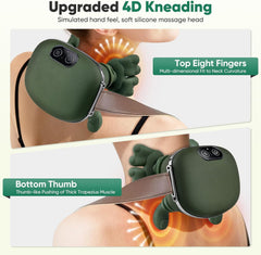 DR.BUNORDLE three massage modes adjust rhythm while maintaining steady pressure.