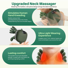 DR.BUNORDLE human-like kneading mimics real touch for soothing muscles.