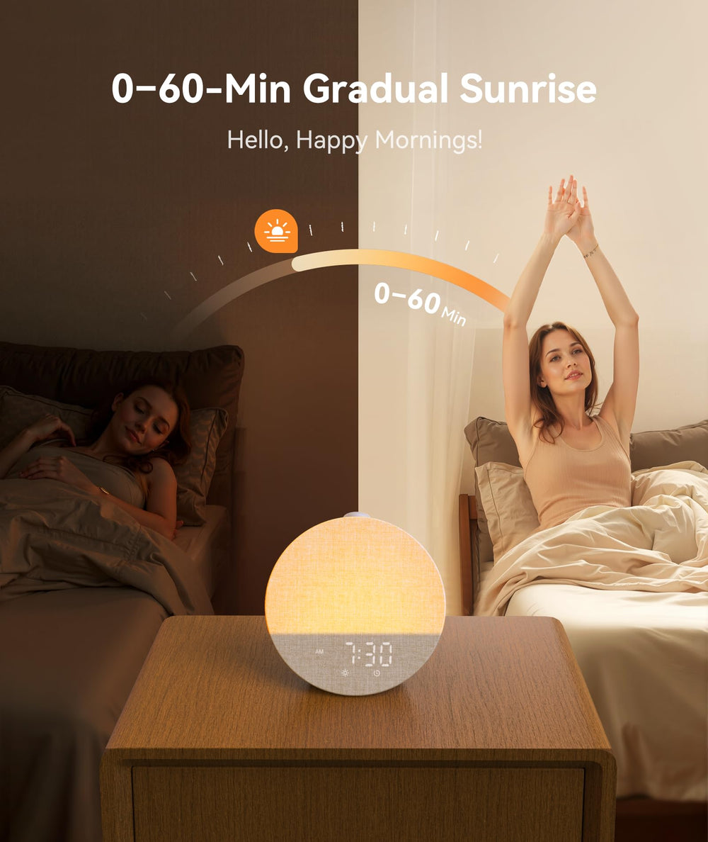 Dreamegg Sunrise 1 Pro cotton-linen fabric adds soft, natural warmth to bedrooms.
