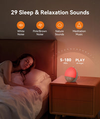 Dreamegg Sunrise 2 timer and dimming controls for personalized routines.
