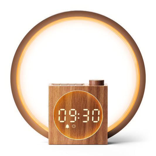 Dreamegg Sunrise Alarm Clock with wake-up light for a gentle morning start.