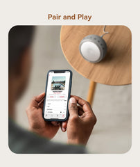 Dreamegg on a nightstand in a bedroom creates a calm sanctuary.