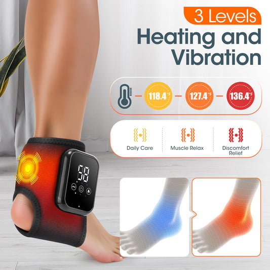 DREAMSOME ankle massage with heel vibration helps relax tendons