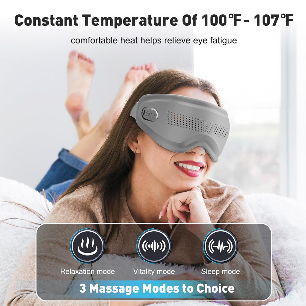 DREAMSOME Eye Massager acupressure points target eye muscles for relaxed relief