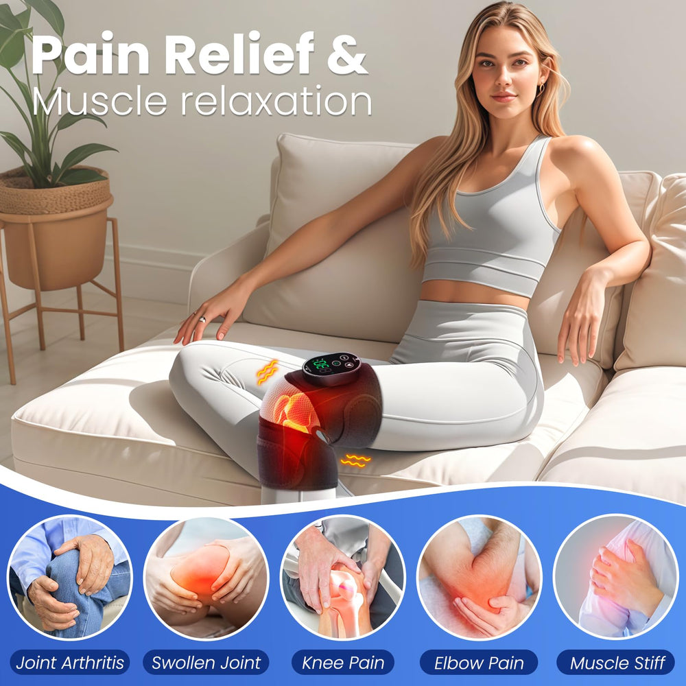 DREAMSOME knee pad with adjustable strap secures elbow or knee wear.