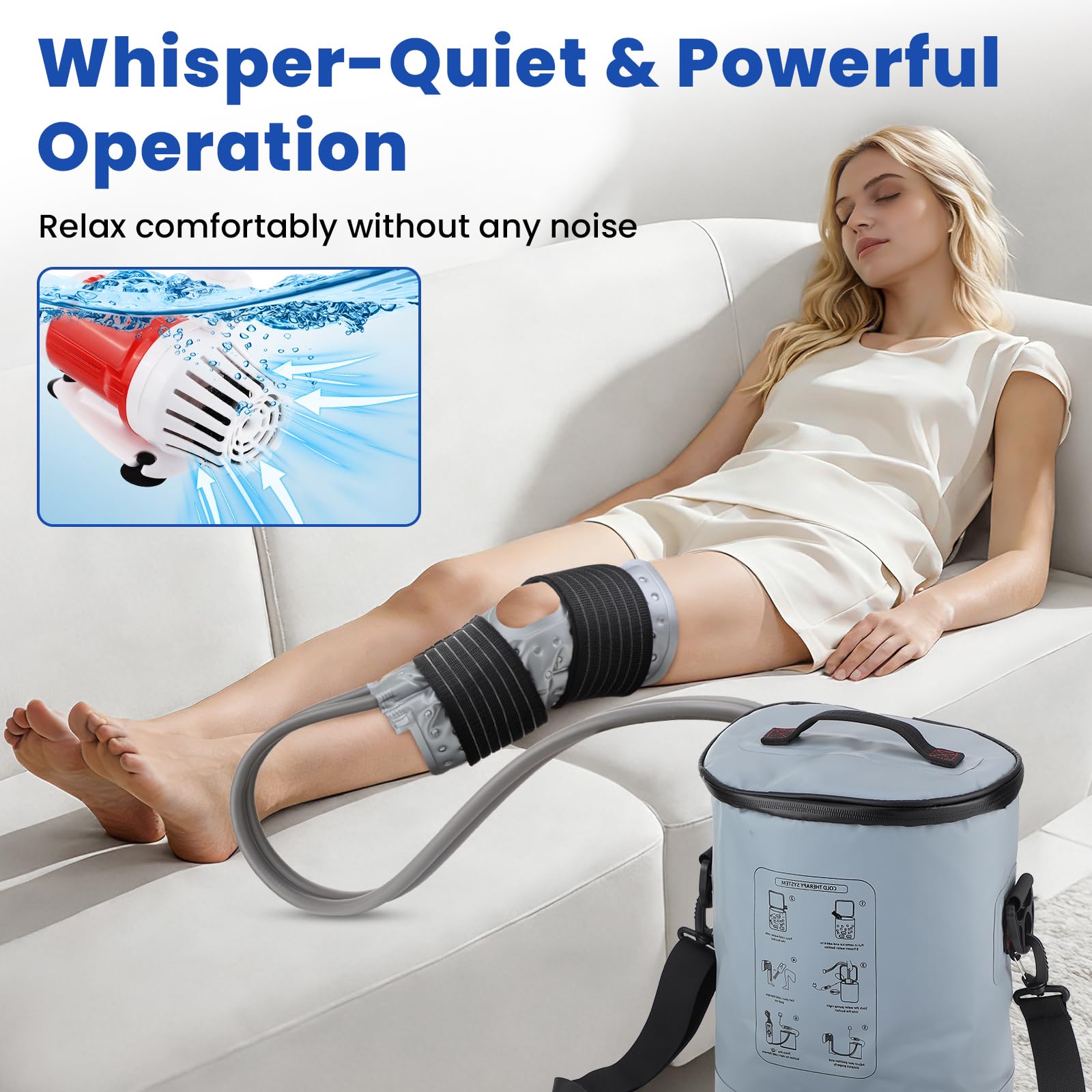 DREAMSOME quiet pump operation reduces disruption during therapy