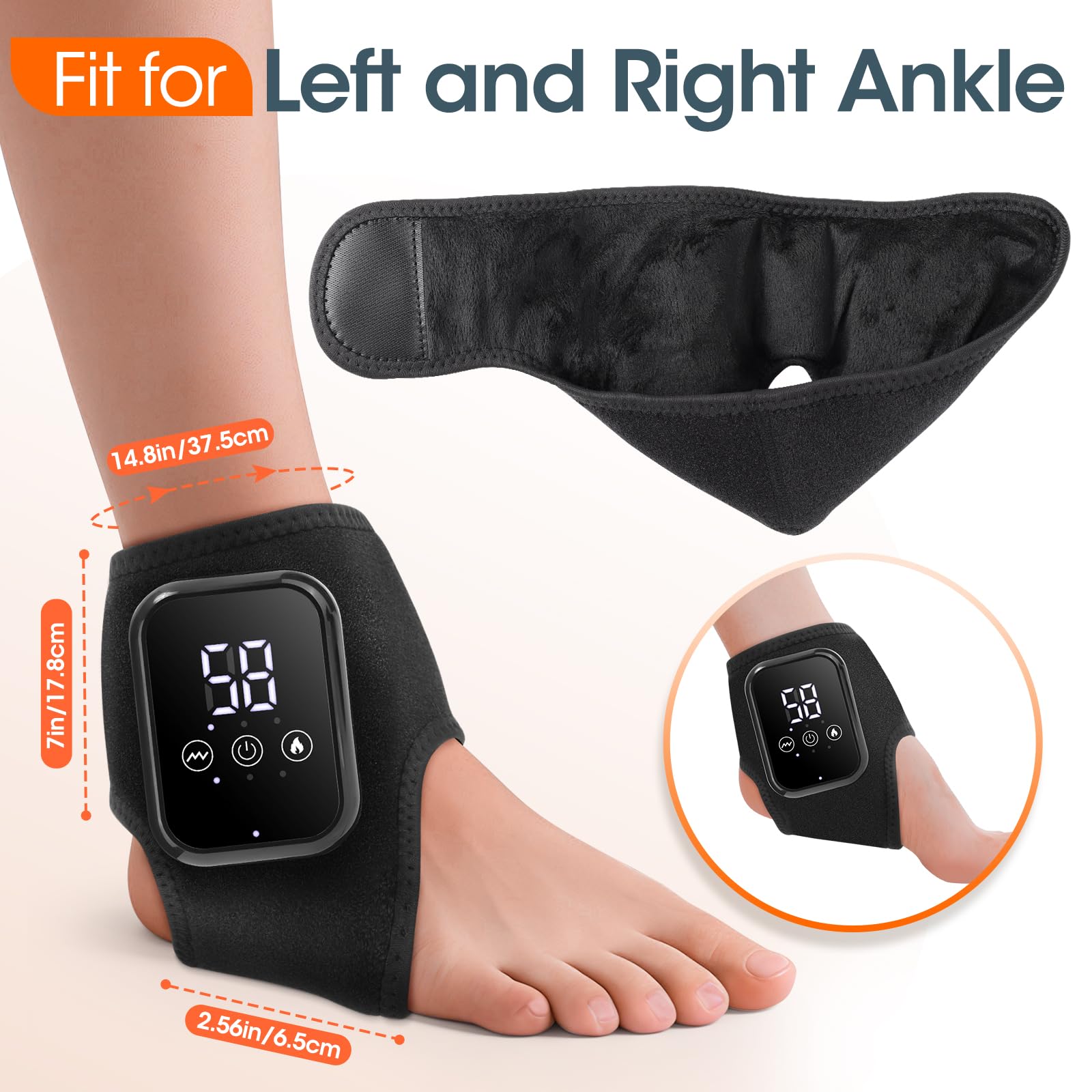 DREAMSOME soft neoprene strap provides comfortable wear around the ankle
