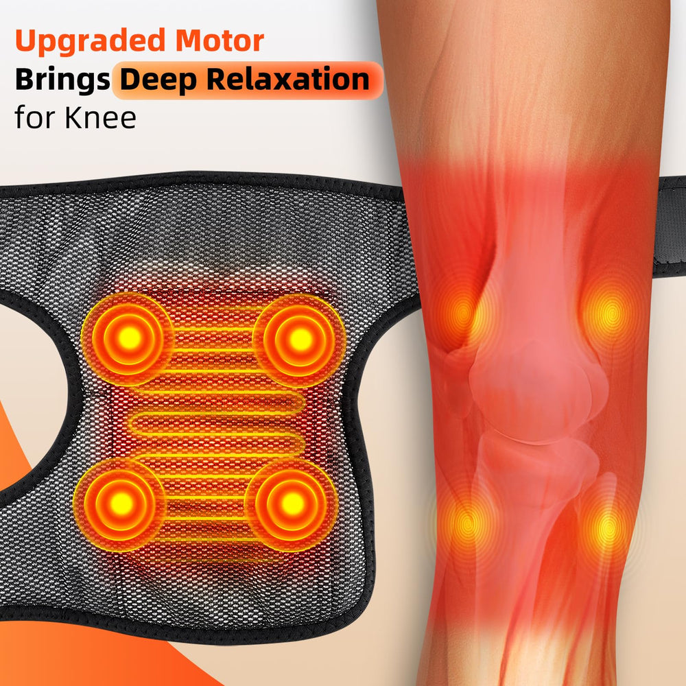 DREAMSOME knee wrap with extra straps secures positioning during activities.